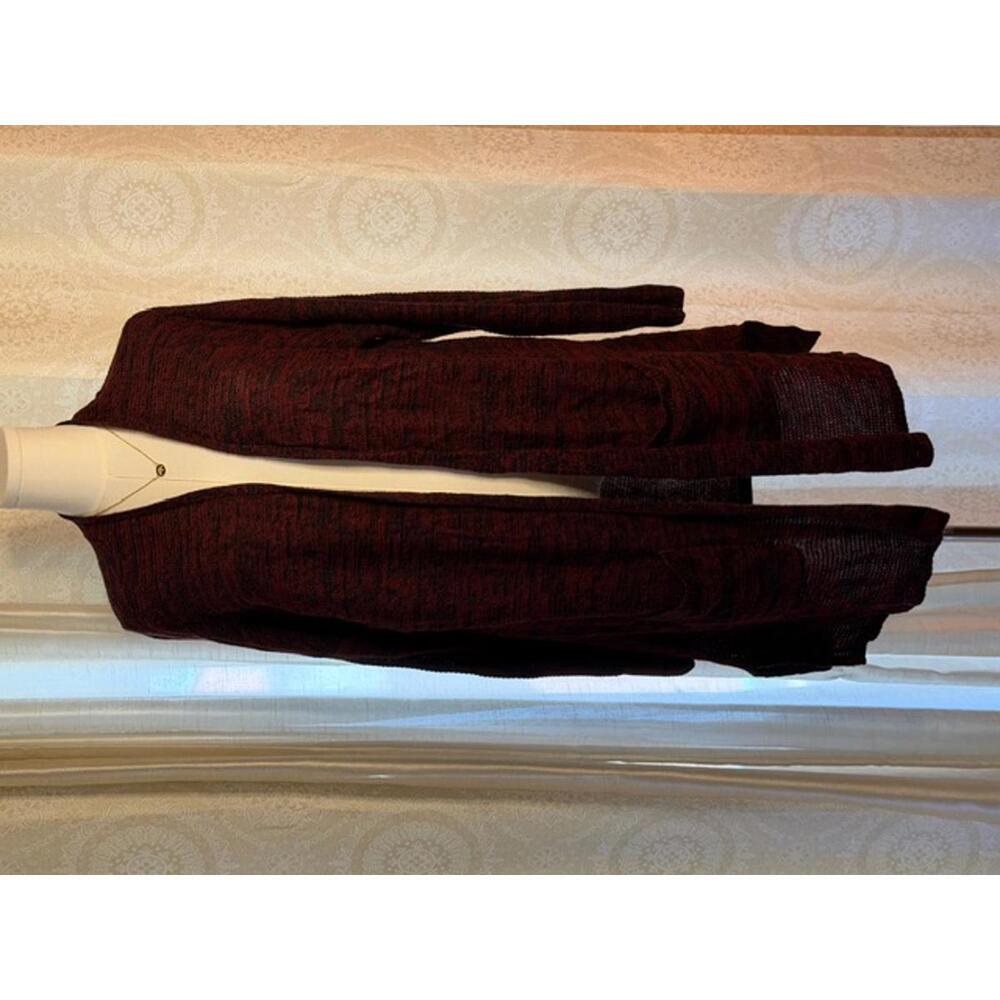 Torrid Burgundy Long Open Cardigan Sweater Size 3